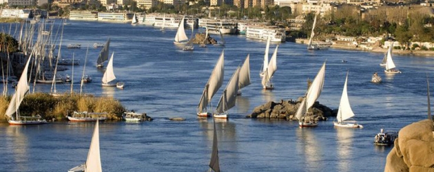 Felluca ride on the Nile River 