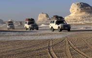 by 4X4 jeep to the White Desert
