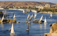 Felluca ride on the Nile River 