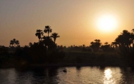 Sunset at Nile Cruise