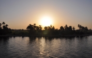 Sunset at Nile Cruise