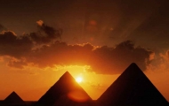 Sunset at Pyramids